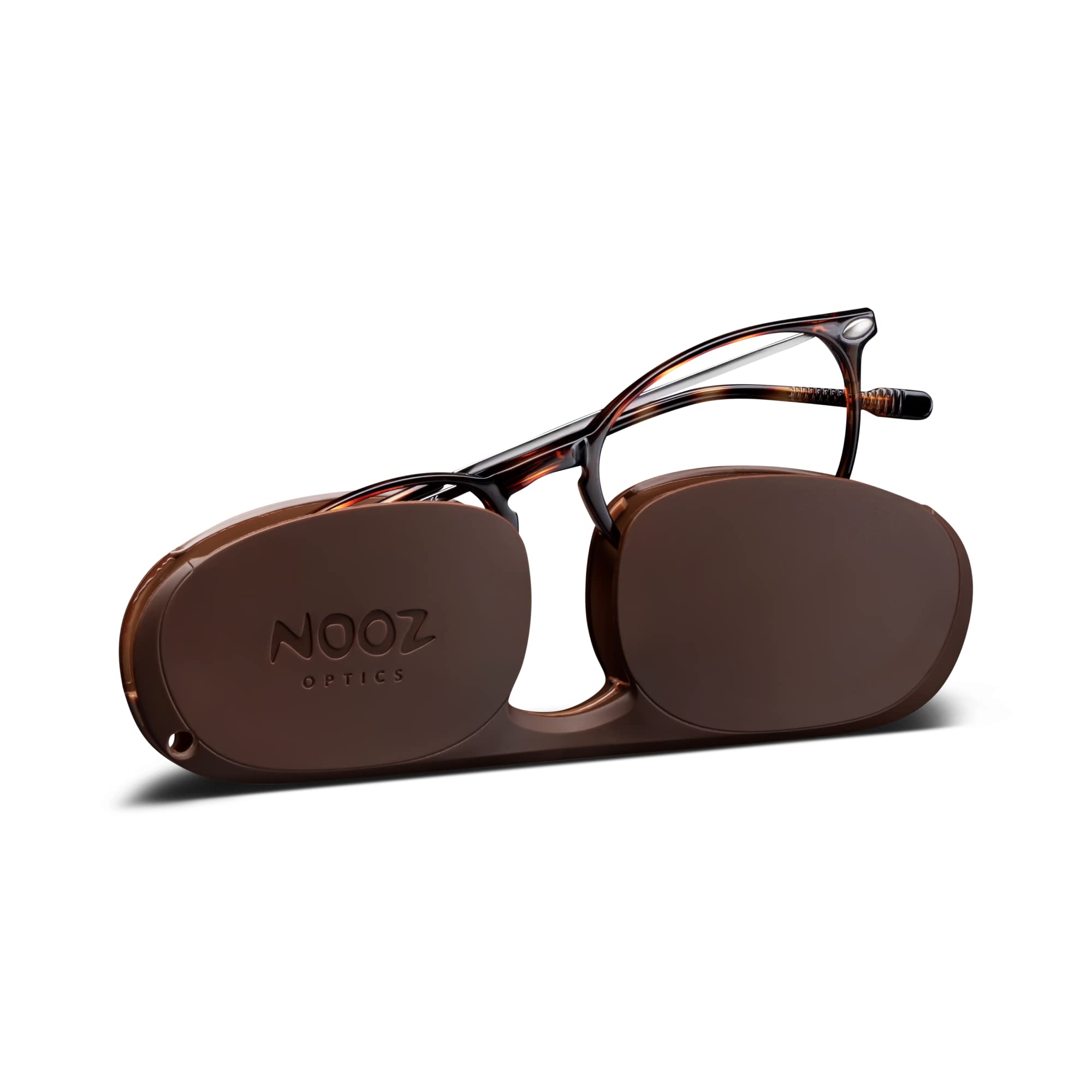 Nooz Gafas de Lectura - Color Tortoise Corrección +2.50 - Forma Ovalada - Para Hombres y Mujeres - Modelo Alba Colección Essential