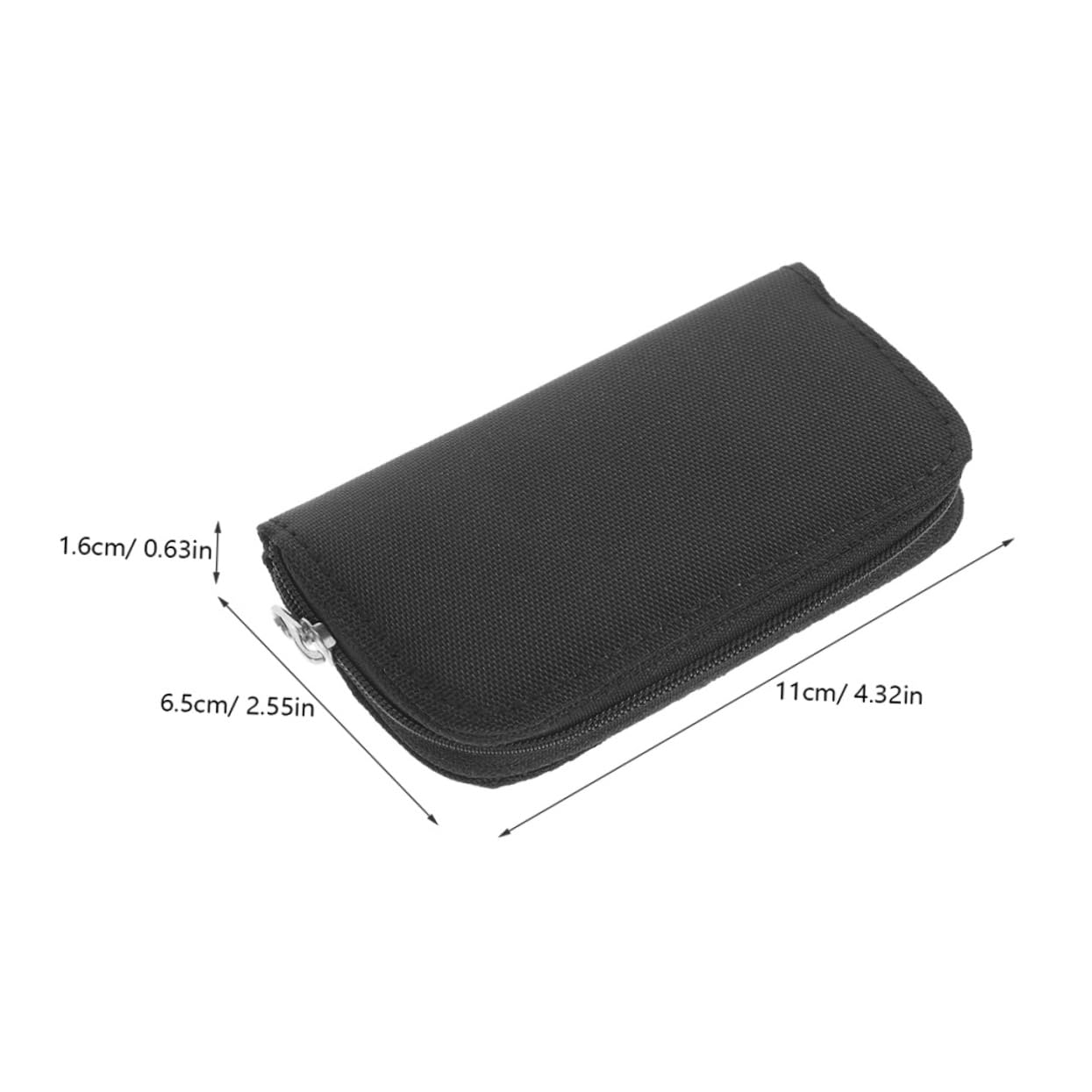 Housoutil 2pcs Memory Card Holder Portable Slots Organizer Case for and Micro Cards Lightweight Storage Bag for Photographers and Travelers Quick Access Transparent Design