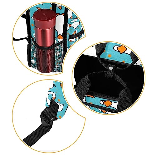Sac à dos pour garçons original avec imprimé oie blanche et ajustement sur mesure