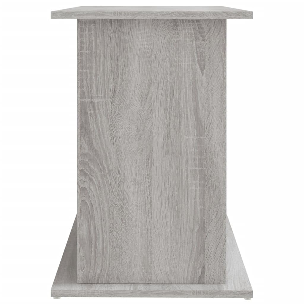 Mangloder - Soporte para acuario Sonoma gris de madera, 101 x 41 x 58 cm, armario inferior para acuario, con espacio de almacenamiento para alimento de peces, filtros y accesorios, para salón, oficina