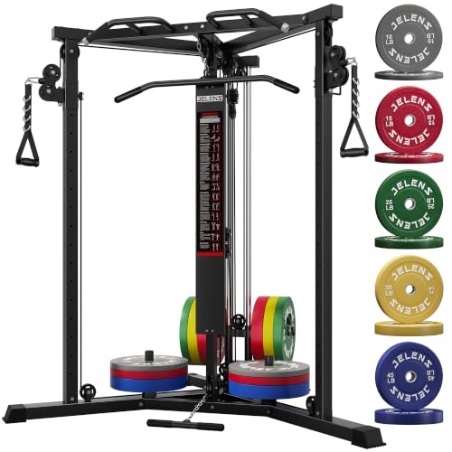 Image of CC01 Cable Crossover Machine with High and Low Pulley System, Functional Trainer with Pull Up Bars and Optional Bundle, Cable Machine for Home Gym Power Workout