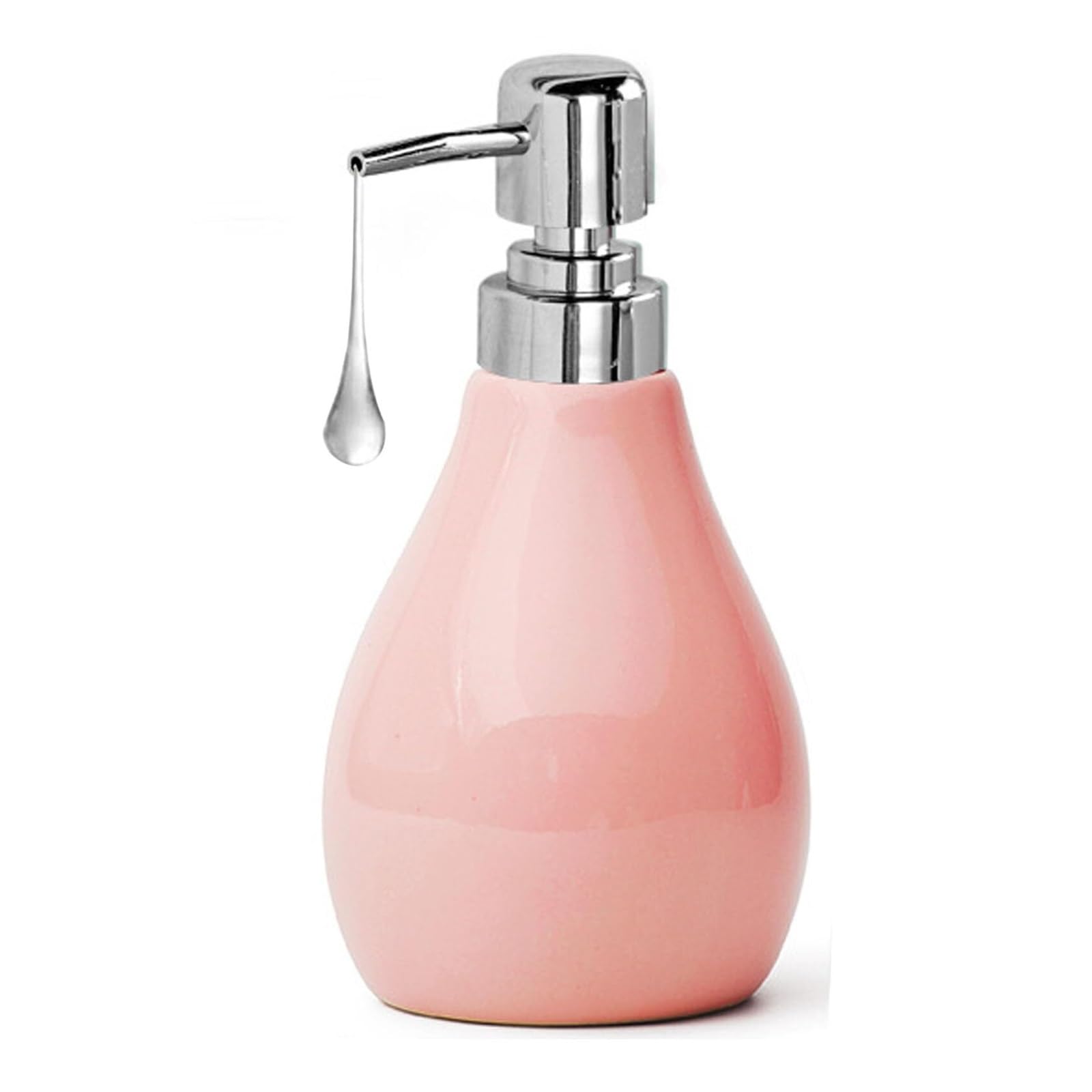 Tskiqqlq Orange Dispensing Soap Dispenser Porcelain For Bathroom Deco Refillable Liquid For Kitchen Decoracion Para Cocina