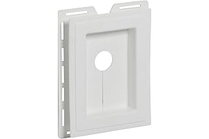 Alcoa Home Exteriors MBLOCKR PW Split Recess J-Block Mounting Block