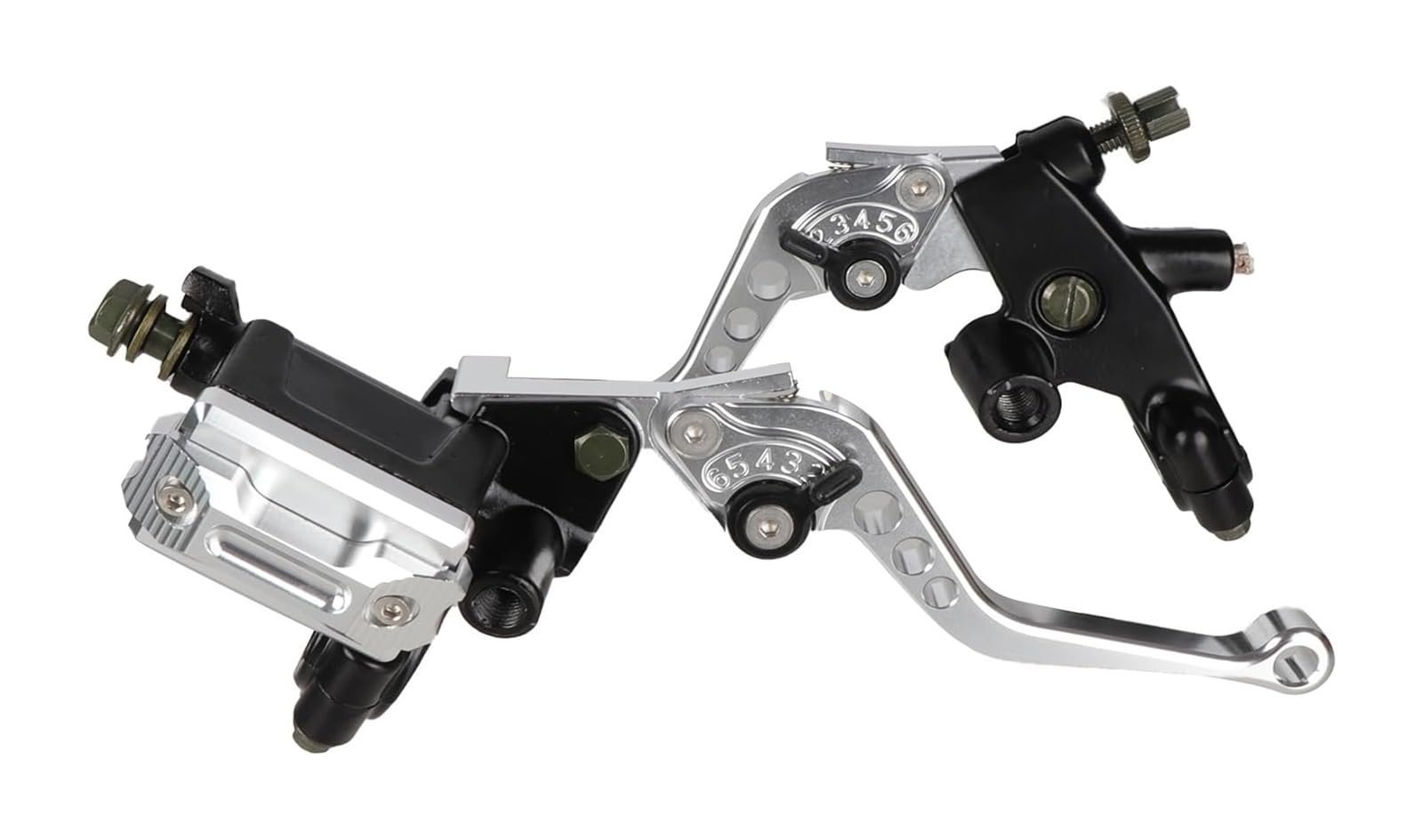 EAmrfvqt Brake Clutch Levers, Aluminum Master Cylinder Levers