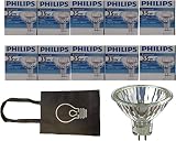 Philips Halogen Light or Spotlight Bulbs 35w Watts 12 Volt MR16 with 2 Pins Prong for Indoor Flood L