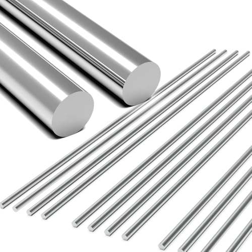 Image of 6pcs Rustproof Steel Smooth Rod 3mm OD 300mm (0.3 mtr) Long for CNC Robotics Machines DIY Projects