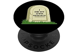 I Did My Own Research Tombstone PopSockets Swappable PopGrip