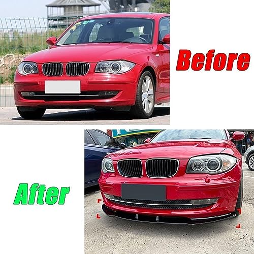 Spoiler avant BMW Série 1 E87 E81 E82 E88 LCI lame de pare-chocs - 3