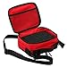 Empty Multi-Functional Carrying case with Non Slip Elastic Bands for Storing RDA RTA Tank and Mod Batteries and Coil Tools and Liquid Bottles(Red)