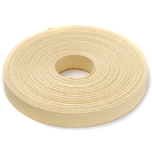 めぐみ手芸エコクラフトテープ クラフトバンド ミルク 50m巻 幅15mm 12芯 52-015のサムネイル