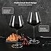 LASTURYCX Wine Glasses Set of 4, 18OZ Large Crystal Red Wine Glasses, Hand Blown Vintage Wine Glasses with Thin Rim, Large Bowl, Long Stem, Gifts for Wedding, Housewarming, Birthday