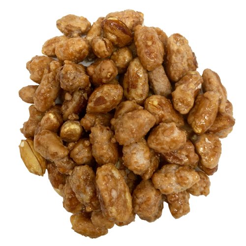 OliveNation Butter Toffee Peanuts, Roasted Salted Whole Nuts Coated in Rich Butter Toffee for Snack Mixes, Gourmet Snacking, Edible Decoration, Non-GMO, Gluten Free, Kosher - 8 ounces