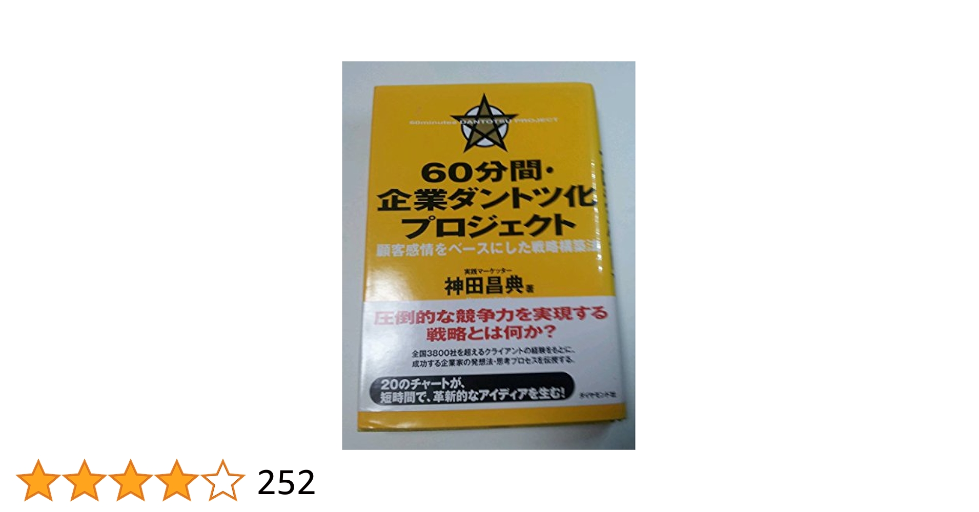 60分間・企業ダントツ化プロジェクト 顧客感情をベースにした
