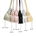 Fenghuangwu 2 Pack Curtain Tie Backs Rope Tassels for Curtains Drape tiebacks Handmade Outdoor Home and Outdoor Decorative (Gold, 2p)
