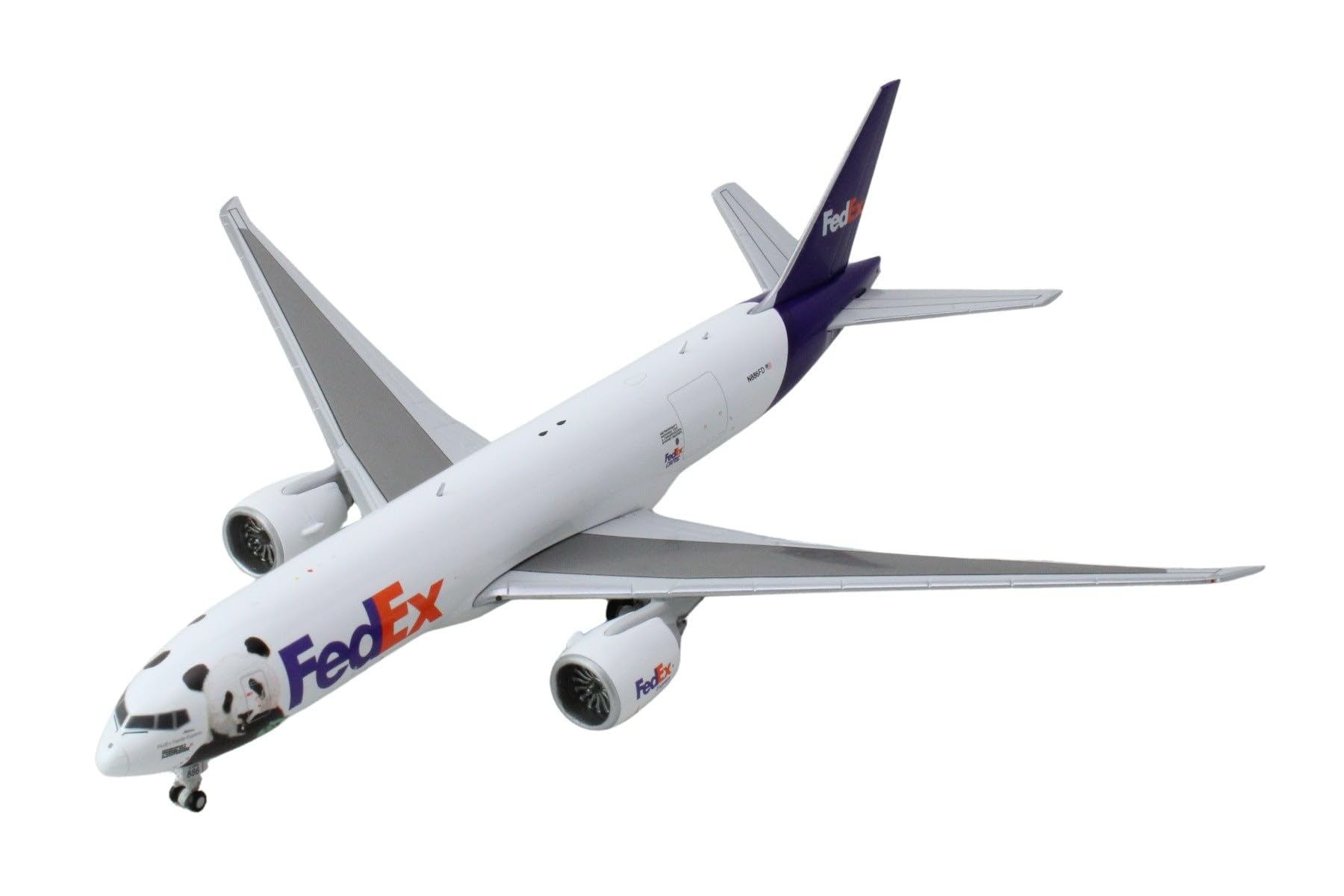 GeminiJets 1:400 FedEx Boeing 777F Panda Express N886FD die-cast