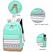 CAMTOP Girls Backpack with Lunch Box set Teen Backpack for School Bookbag