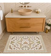 Boho Bathroom Rugs Non Slip Washable - 2x4 Kitchen Rugs for Entryway and Indoor Spaces, Washable ...