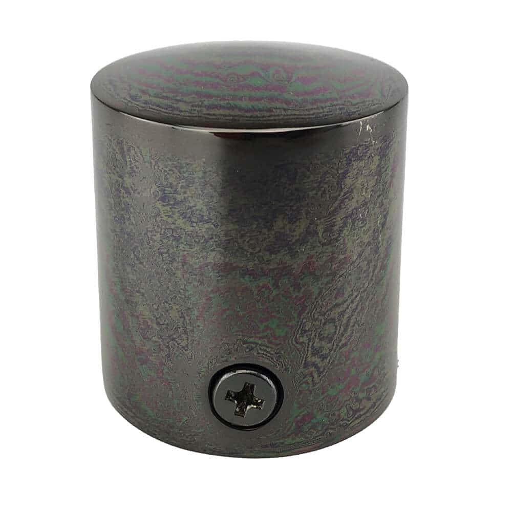 RopeServices UK 24mm Gun Metal Decking Rope End Cap, Deck Post End Fixing Post Fitting