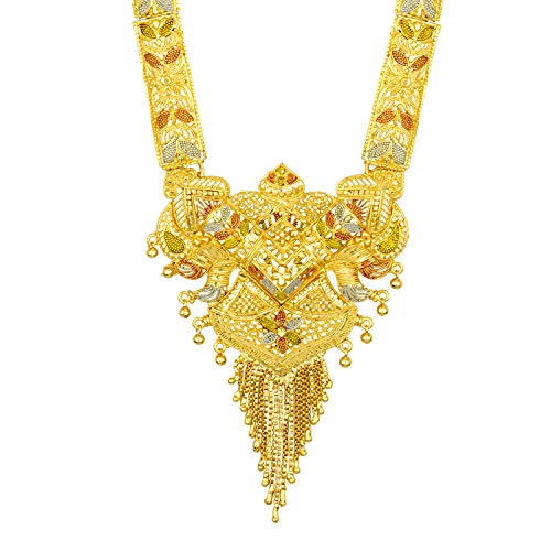 1 Gram Plated Jewellery Set Traditional Necklace Elegant Design