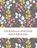  Cornell Notes Notebook: Pretty Large Notebook for Cornell Style Notes  College Ruled Medium Lined Journal  Easy Notetaking for College and ... Cover (Cornell Notepaper Notebooks, Band 4)