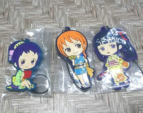 Amazon ワンピース ナミ お玉 お菊にいてんごむ トイズワークス ラバーストラップ ワノ国編 おもちゃ おもちゃ