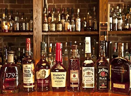 1000 Pieces Large Whiskey Jigsaw Puzzles for Adults and Teens Ages 12 and Up Intellectual Puzzles Personalized Gift Ideal for DIY,Relaxation,Hobby,Entertainment 19.7x27.6 Inches
