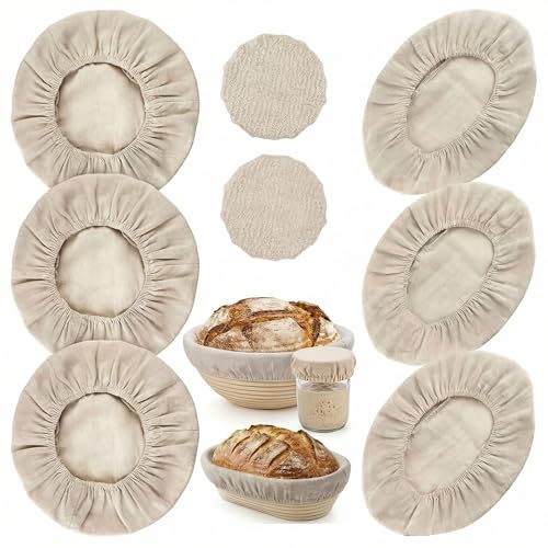 8-Piece 10-Inch Banneton Covers Set