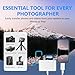 Doumsic SD Card Reader for iPhone and iPad, Adapter for Digital Camera to Phone, Memory Card Reader for iPhone, USB to Lightning Adapter, with Charging Port