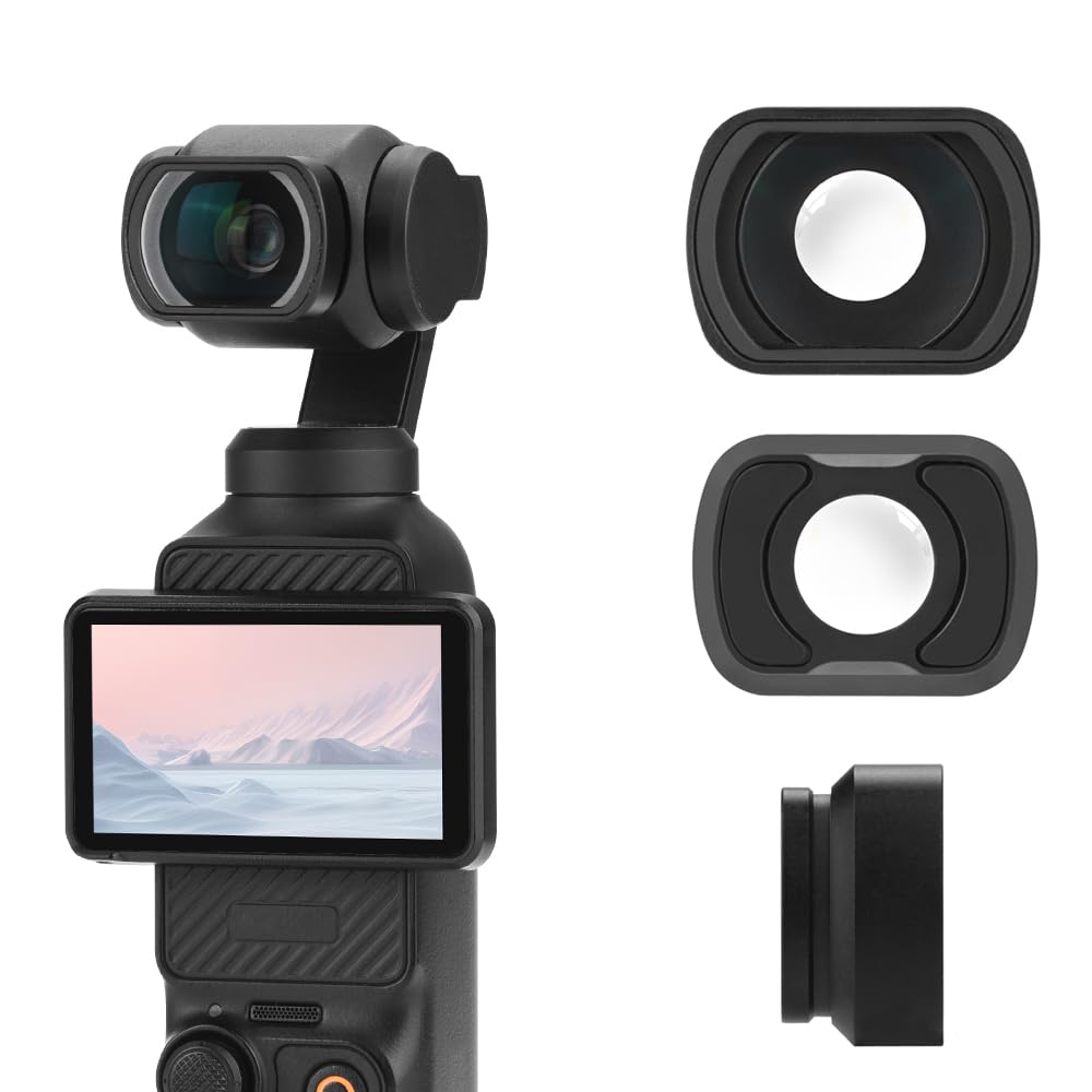 Classic Black 10x Macro Lens for DJI Osmo Pocket 3, Supports Super Clear Macro Photography, Optical Glass Lens Protection-image-5