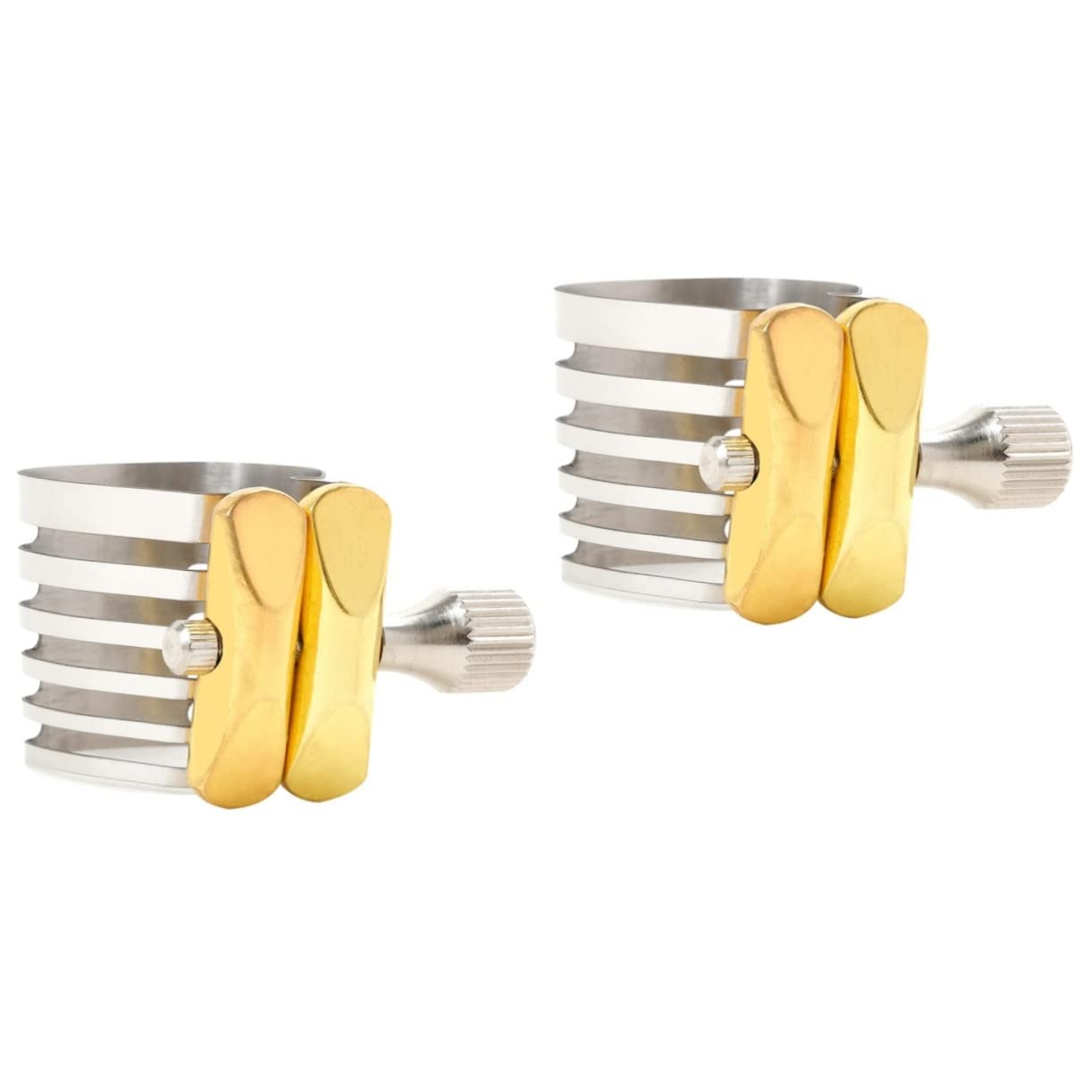 ERINGOGO 2pcs Saxophone Reed Clip Metal Saxophone Fastener for Music Instruments