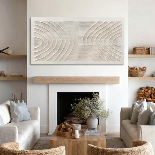 Hue7Art Grey Abstract Textured Canvas Wall Art Living Room 24x48 Inch by Hue7Art - Used condition - Image 8