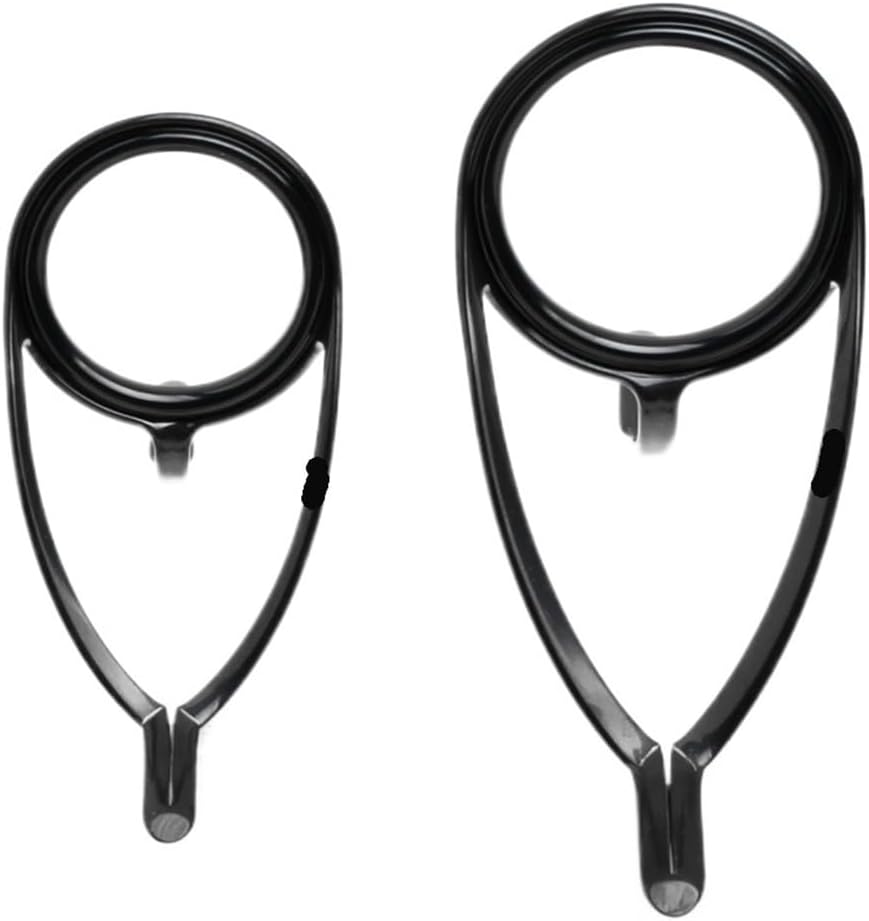 Fishing Rod Guides Guide Ring Mold Black Stainless Steel Frame for Spinning and Casting Fishing Rod Builder Pole Eyelets