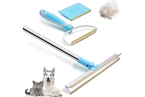 3-in-1 Carpet Rake for Removing Matted Pet Hair