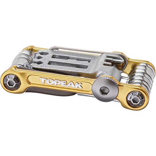 Topeak Mini-Faltwerkzeug 9 Pro - Ultraleichtes 9-in-1 Werkzeug Für Fahrräder, 7,6cm Kompakt, 73g - Mit Inbusschlüsseln & Reifenheber