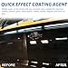 Car Coating Spray, 17.6 oz Quick Effect Coating Agent for Car, Car Scratch Wax Polish Spray Waterless Wash Wax, Oil Film Emulsion Glass Cleaner