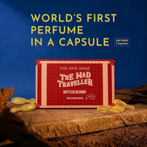 Image of Bottled Blooms Pocket Perfume (7 Capsules) | Snap & Use Perfume | Long-Lasting Floral Scent | Ideal for Travel, Office & Daily Use