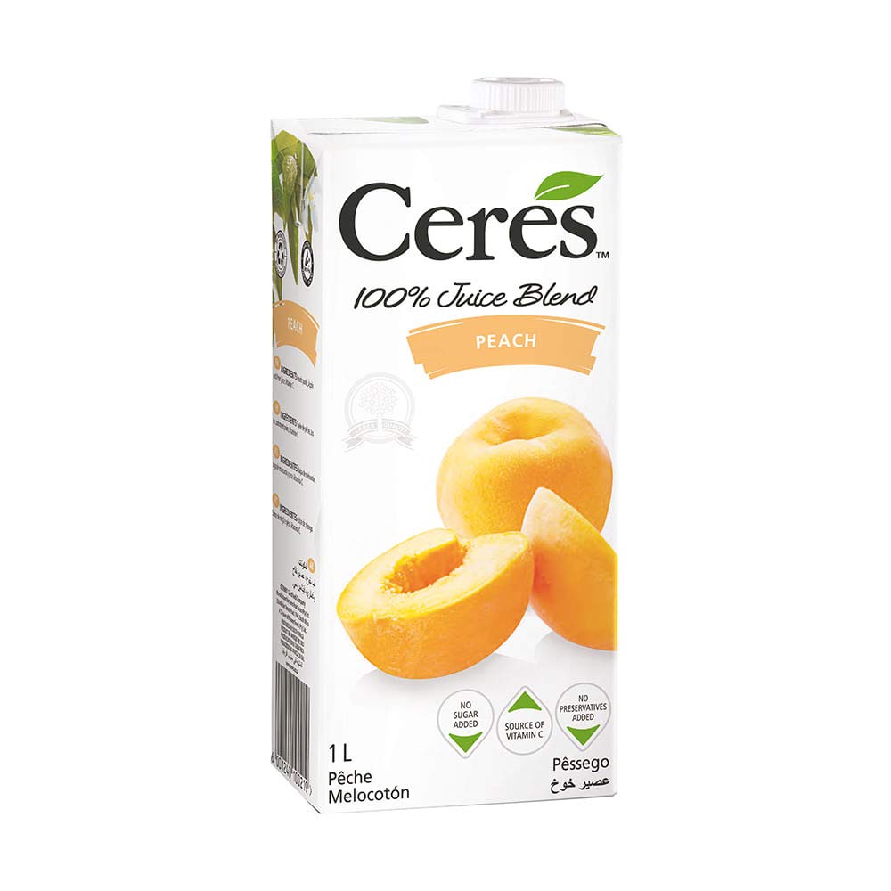 Ceres, 100 Juice Blend ml, Peach, 1000 millilitre