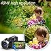 Yuejewlry 4K Video Camera Camcorder,48MP 30FPS YouTube Vlogging Camera Recorder,18X Digital Zoom IR Night Vision Camcorder,3.0