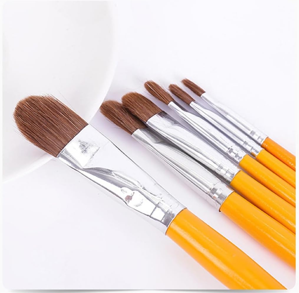 Milli Oil Painting Brushes Acrylic Gouache Brushes Art Round Tip Watercolour Oil Painting Brushes