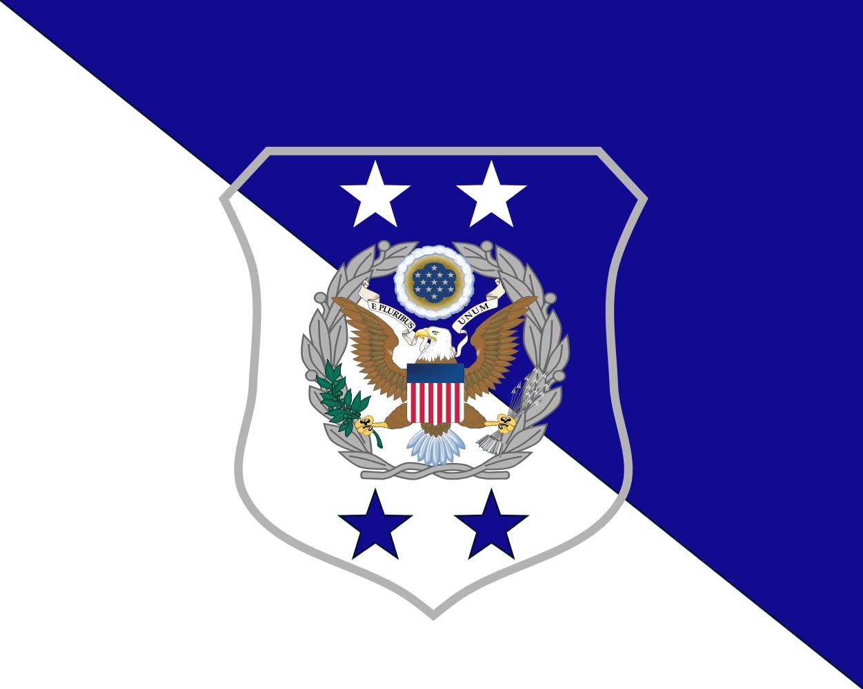 Drapeau Large Chief Master Sergeant de l'Air Force avec coutures renforcées œillets laiton