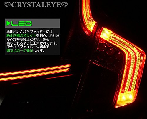 Amazon | GK GP フィット FIT ファイバーLEDリアガーニッシュ レッド