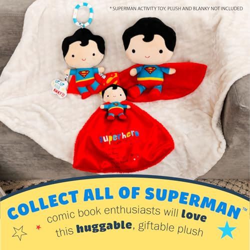 Kids Preferred WB DC Superman Cuteeze Extra Soft Plush Stuffed Superhero Toy for Baby and Toddler Boys and Girls – 12 Inch Size by KIDS PREFERRED - Image 6