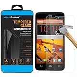 MagicGuardz®, Made for ZTE Boost Max N9520, Premium Real Tempered Glass Screen Protector Shield, Retail Box