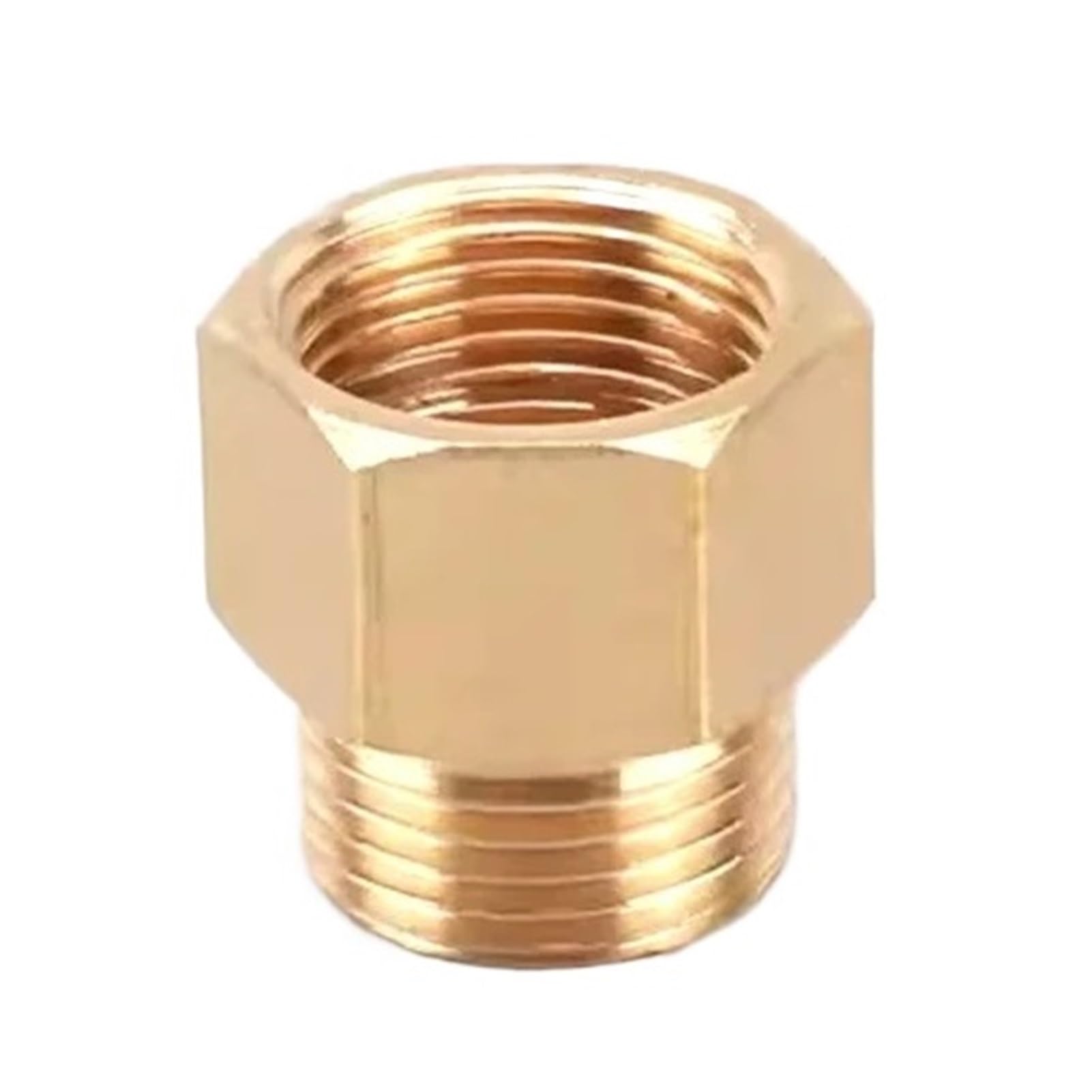 10 pezzi maschio-femmina filettatura boccola esagonale connettori for tubi in ottone accoppiatore adattatore raccordo filettato(M03-F03,50 PCS_OTHER)