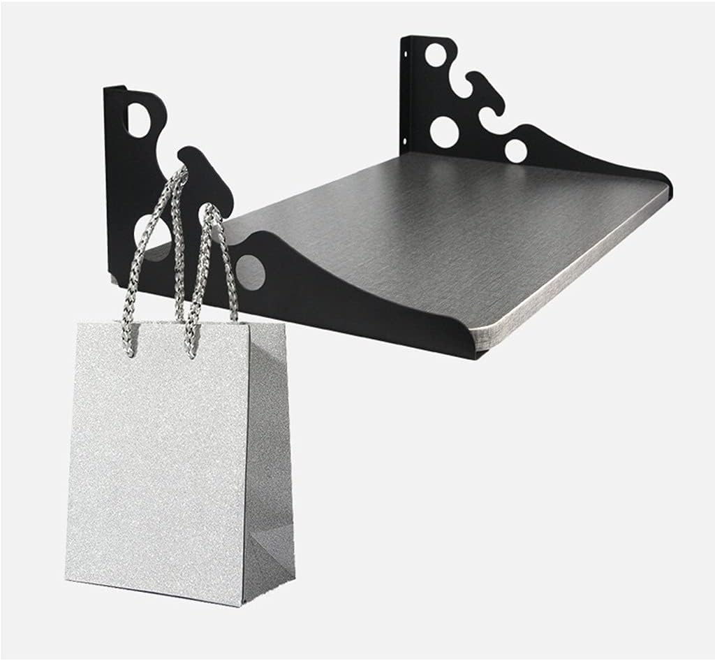 Zanotva 2pcs Shelf Brackets, Creative Wall Floating Metal Iron Triangle Shelf Brackets, Wall Mounted Floral Shelf Brackets(150x150mm/5.9x5.9in)