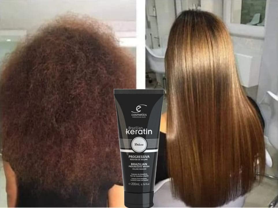 Cosméticos brasileños de queratina de lujo de 68fl oz Cepillo
