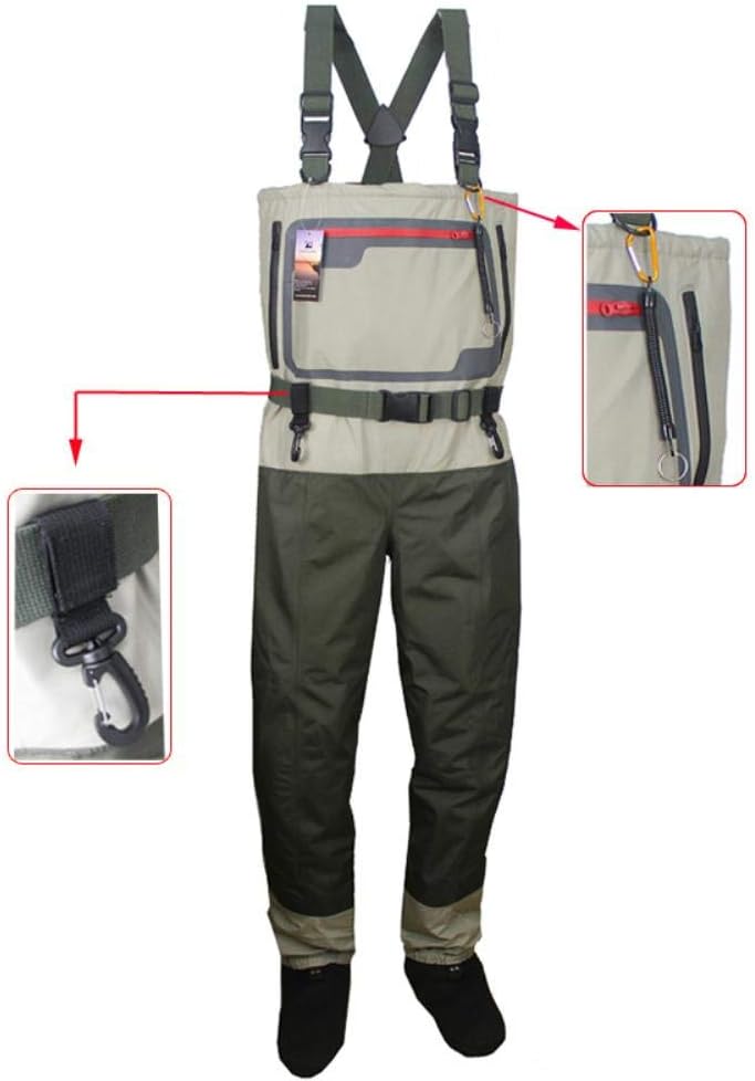 pantaloni da pesca a mosca per uomini