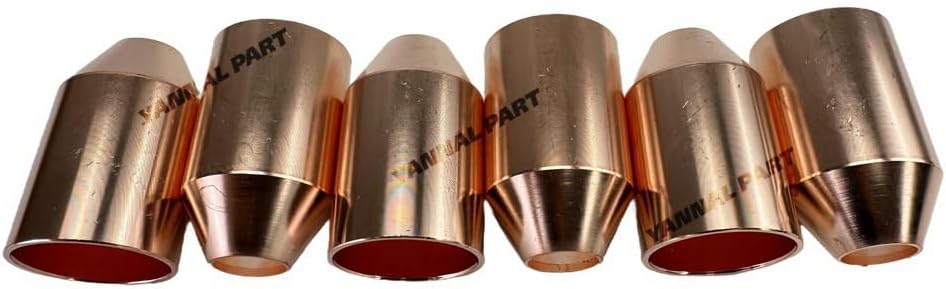 6 PC 3011934 Injector Sleeve/Nozzle Holder Sleeve Suitable for Cummins N14 Engine Part