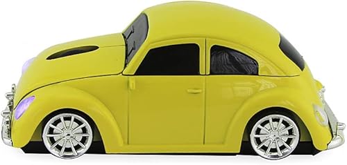 Miniatura 10 de Ratón inalámbrico para coche deportivo, ratón óptico 3D para computadora portátil de escritorio, ratones de computadora para JKC (negro)