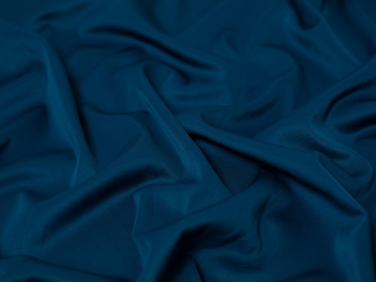 Minerva Core Range Scuba Stretch Knit Fabric Teal - Medium Weight & Suitable for Dressmaking - Approx Width: 160cm / 64" - Sold per metre